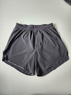 Lululemon Men's Small Black Outpacer Short 6" EUC